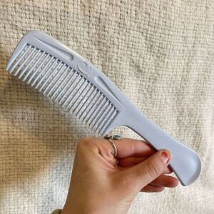 Vintage Goody Blue 8.5" Pocket Comb‎ Retro Groovy Old School Prop